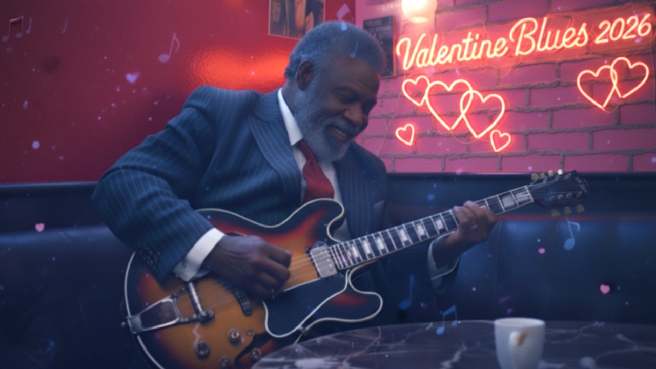 Valentine Blues Night 🌹 Best Blues Music 2026 (B.B. King Inspired)