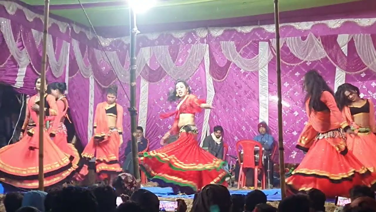 Nach Programe SAAT SAHELIYA SATWARIYA POKHRIYA NACH Party Nepal 🇳🇵 bhojpuri song recording dance 💃