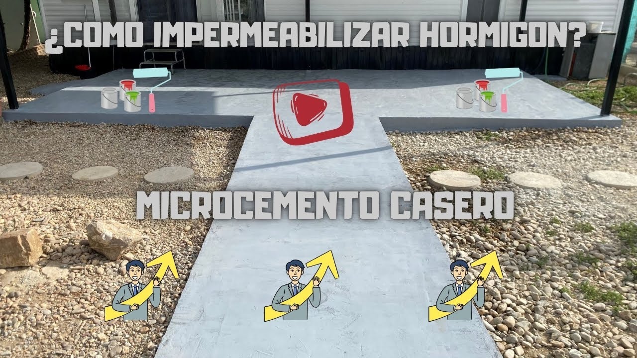 ✅COMO IMPERMEABILIZAR HORMIGÓN, MICROCEMENTO CASERO🧱   , |26# Microcemento, Proceso, materiales.