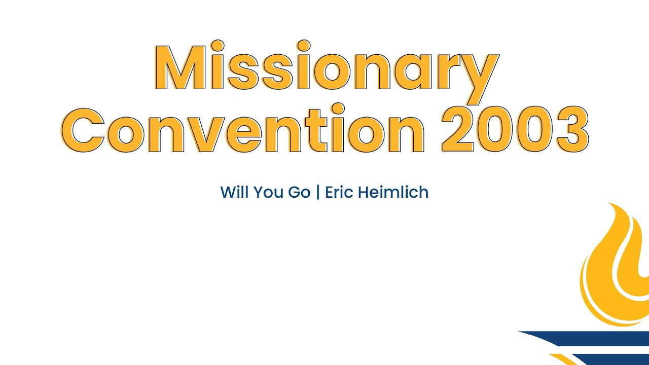 GBSC Chapel || Will You Go (Eric Heimlich)