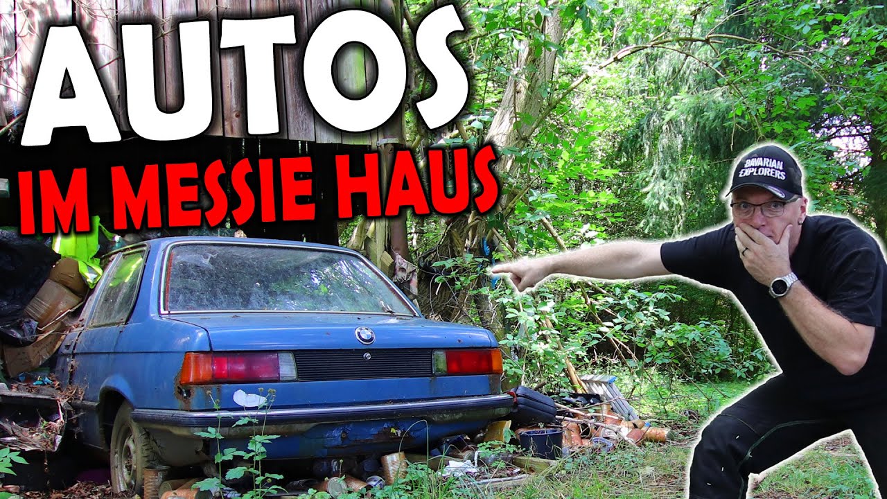 WERTVOLLE AUTOS IM MESSIE HAUS GEFUNDEN! 😯 Hier vergammeln Schmuckstücke einsam im Wald