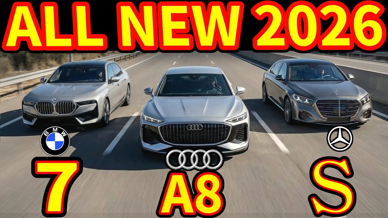 BMW 7 Series vs Mercedes S-Class vs Audi A8 --Which Luxury Sedan Looks Best?