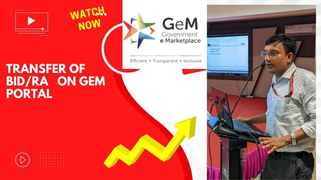 Transfer of Bid/RA on GeM Portal #gem #government #contractors #bidding