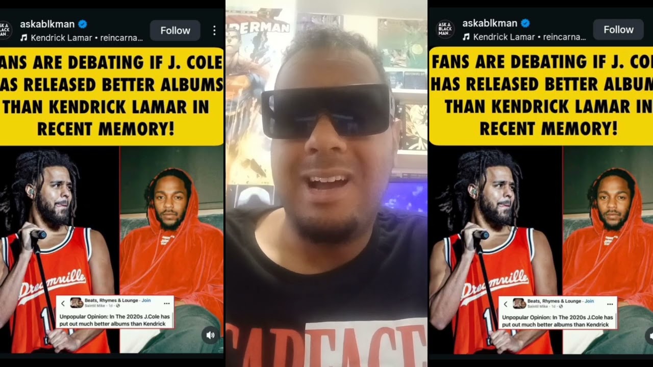 Fans debating the recent albums of J. Cole & Kendrick Lamar?????