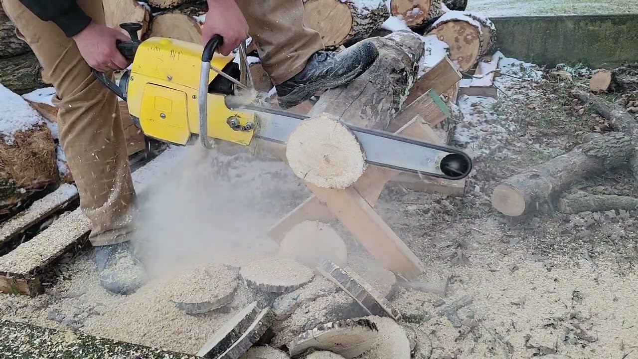 Putting Josh's McCulloch BP-1 chainsaw to work