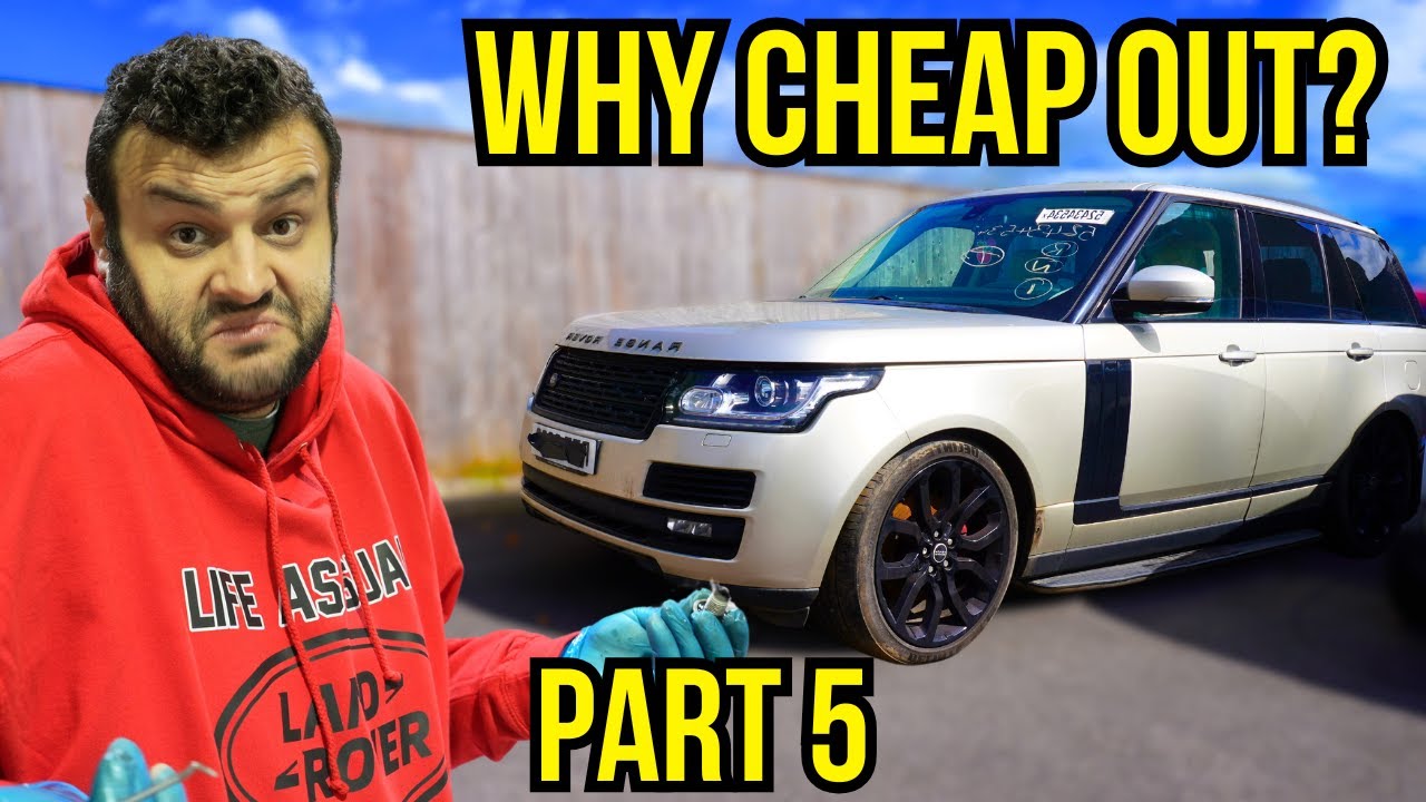 I ATTEMPTED TO REBUILD THE ENGINE ON MY BROKEN CHEAP RANGE ROVER
