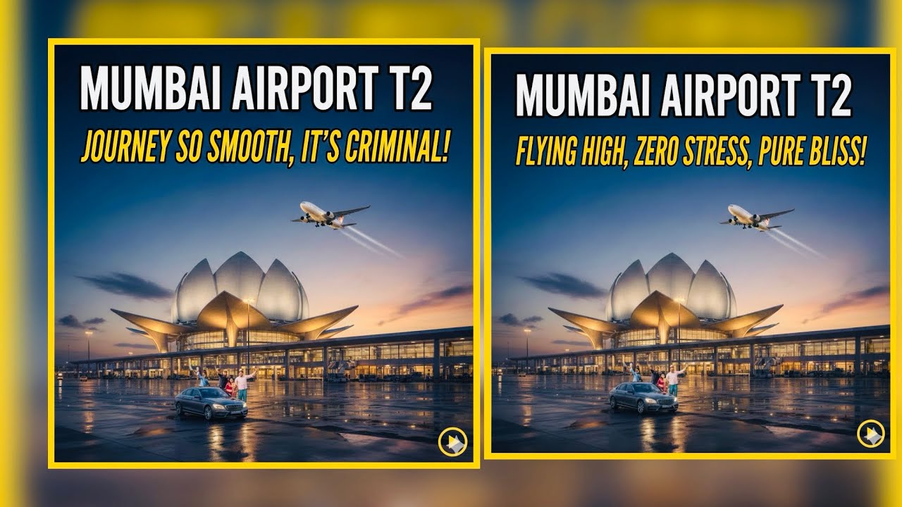 Luxury at BOM: Mumbai Airport’s Iconic T2 | First Time at Mumbai Airport? Watch This Before You Fly!