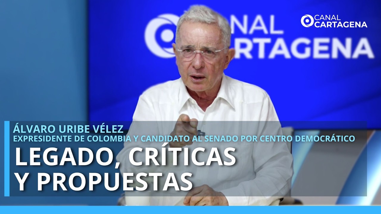 Álvaro Uribe y sus críticas contra Petro y da respaldo total a Paloma Valencia