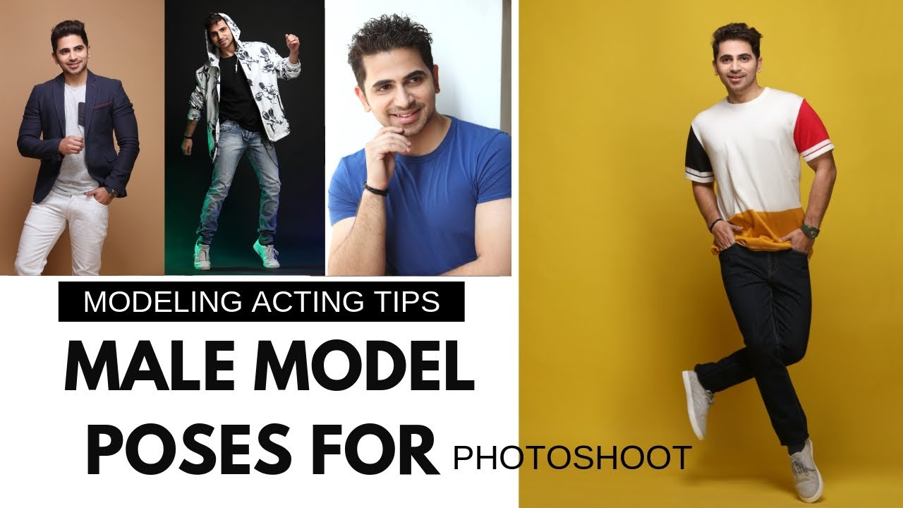 Male Modeling Photoshoot Poses with Praveen Bhat | Modeling Tips | मॉडलिंग के पोसेस | मॉडल कैसे बने