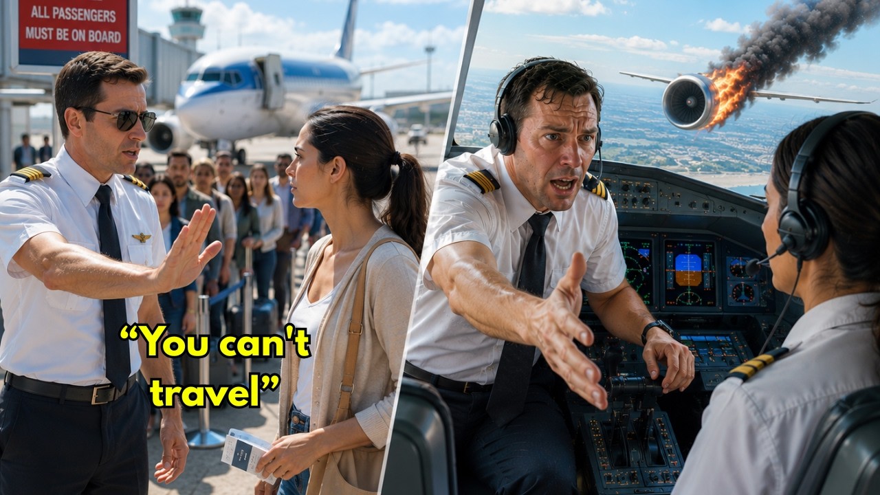 Pilot Blocked Woman From Boarding &mdash; Engines Failed Mid-Flight, HeBegged: You are Navy Pilot?