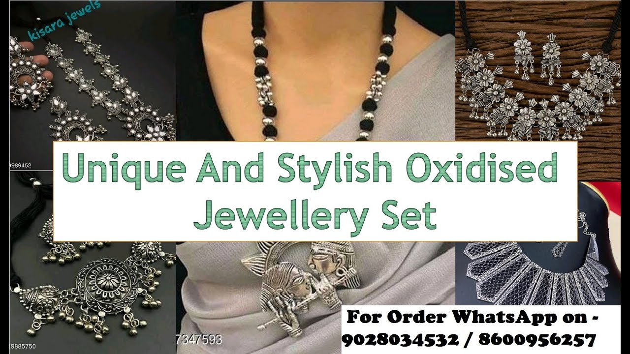 Stylish Silver Oxidised Jewellery Set 2021| Cash On Delivery | Best Oxidised Jewellery Collection
