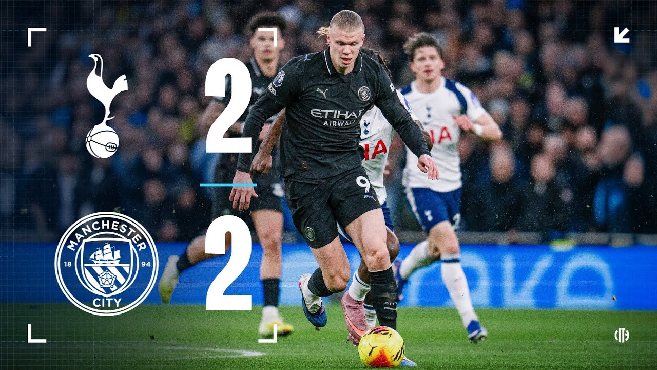 HIGHLIGHTS! City settle for point after Tottenham comeback | Tottenham 2-2 Man City | Premier League