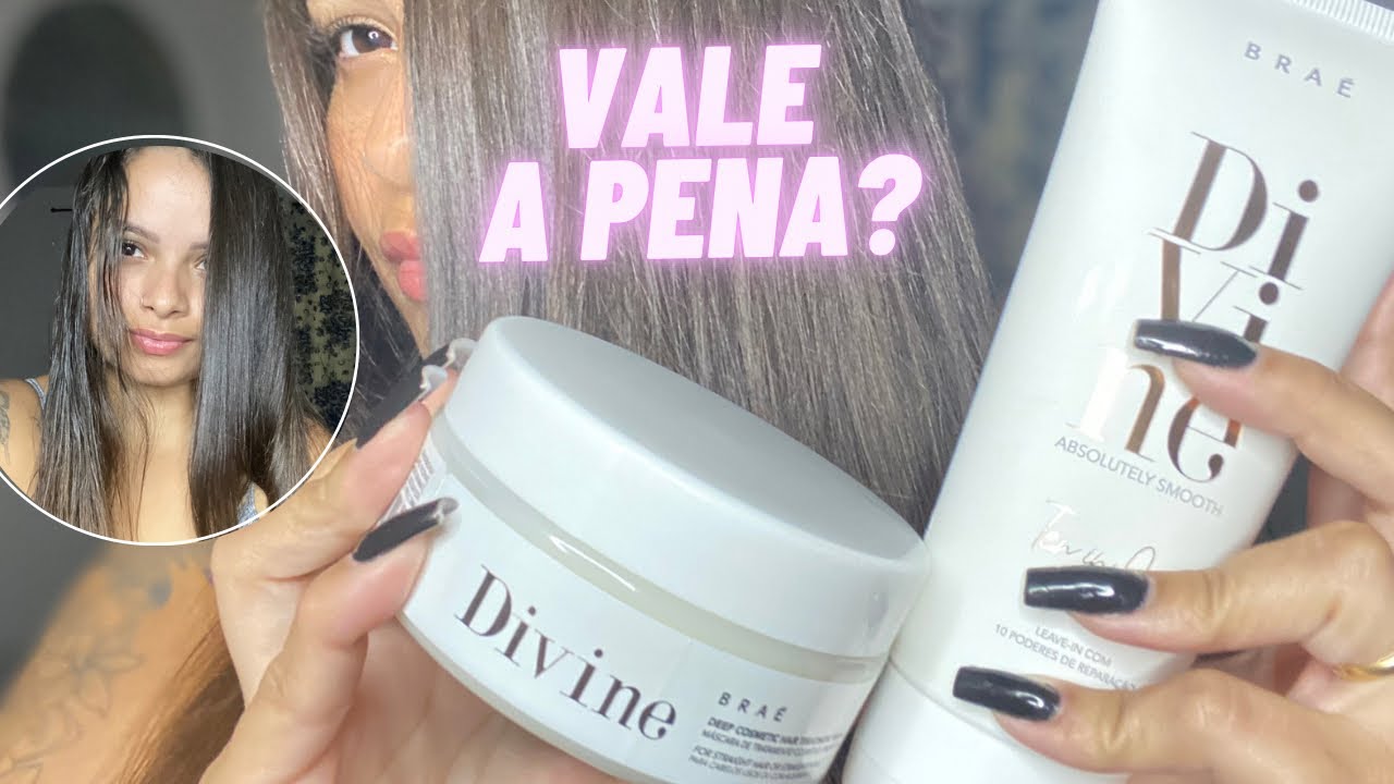 TESTANDO MÁSCARA BRAÉ DIVINE E LEAVE-IN.. #brae #divinebrae #mascaracapilar