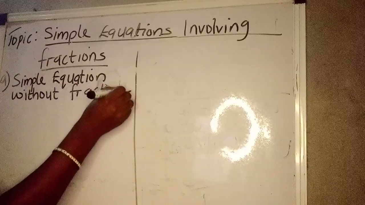 Simple Equations ( Junior High School Math)