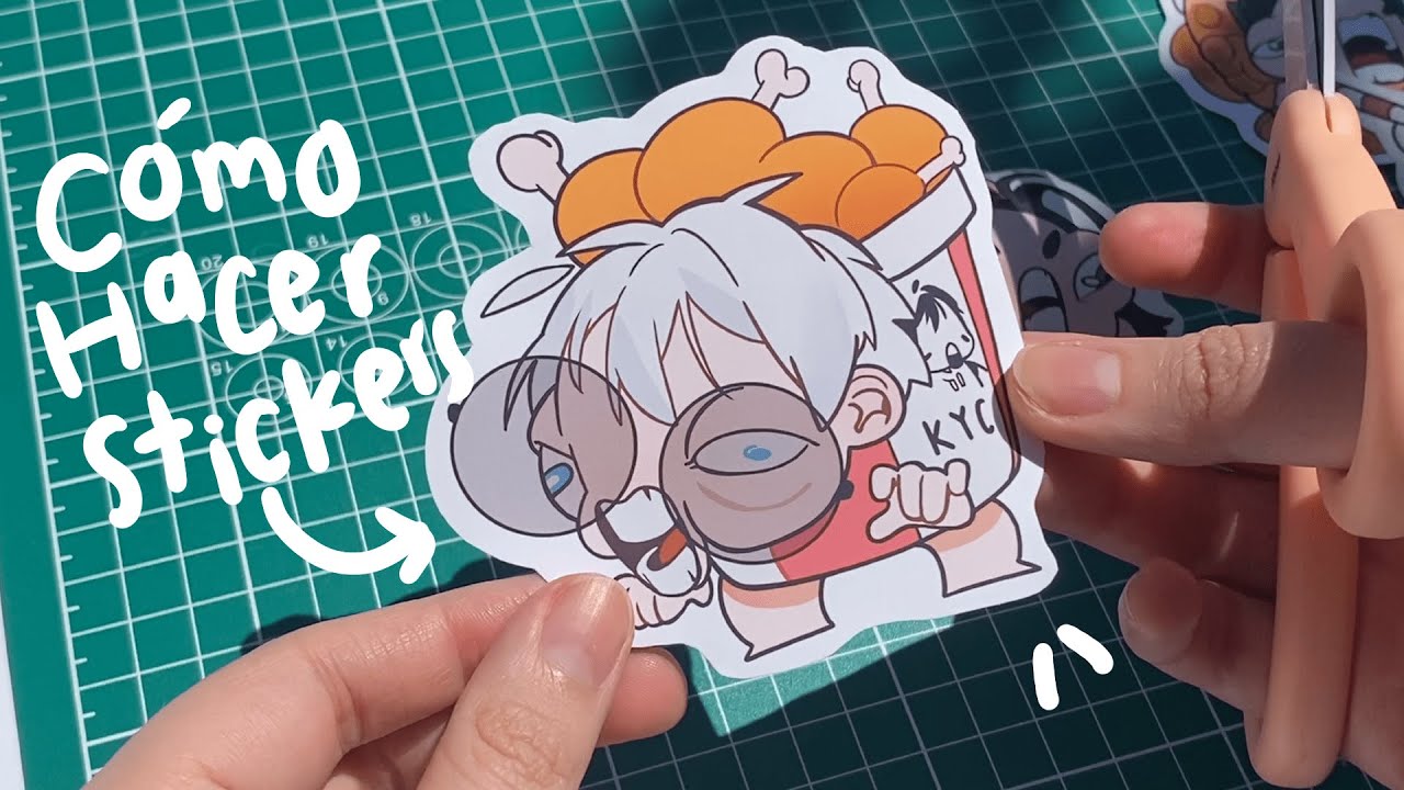 TRANSFORMA tu ARTE en STICKERS!? • ¿Que Papel uso? • Impresora!?