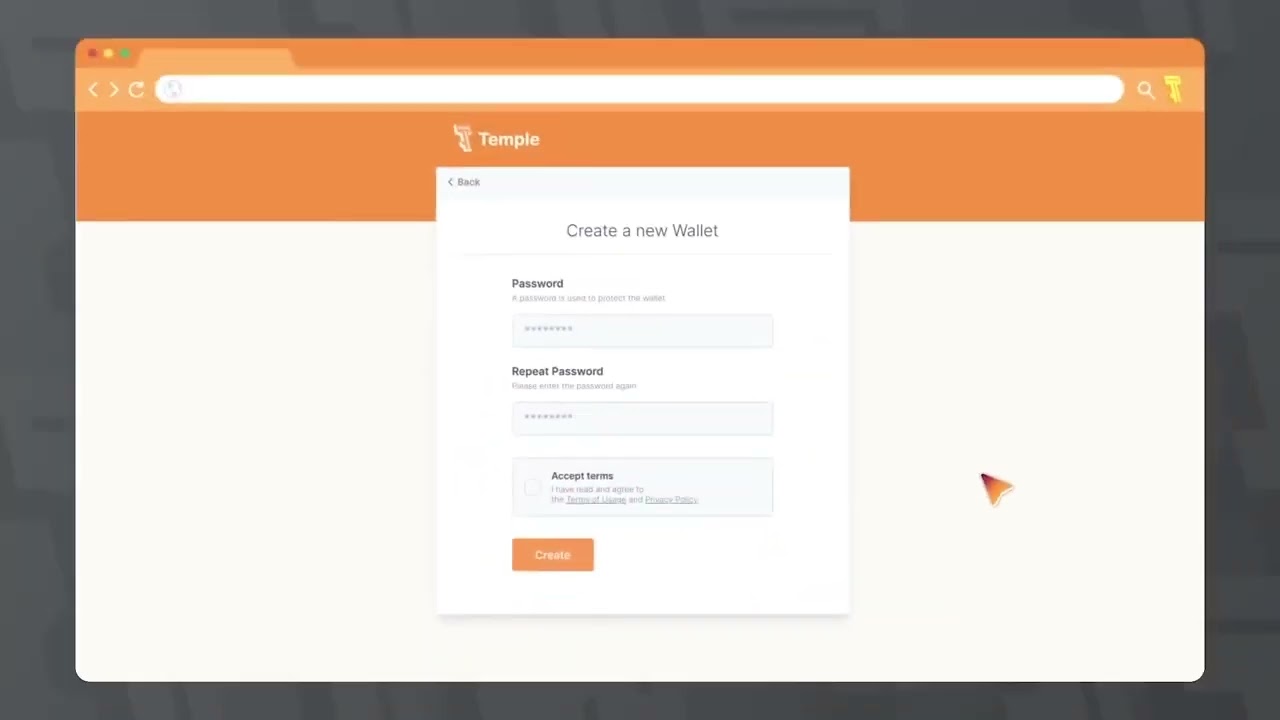 Setting up a Temple Wallet - PixelPower