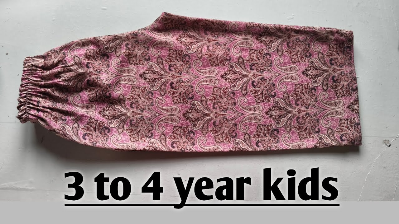 How to make kids box trouser pants ( pallazo) full detailed video|pallazo cutting and stitching 