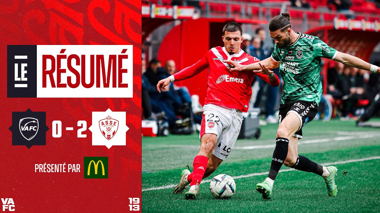 🎥 Le résumé vidéo de VAFC - AS Saint-Étienne | J30