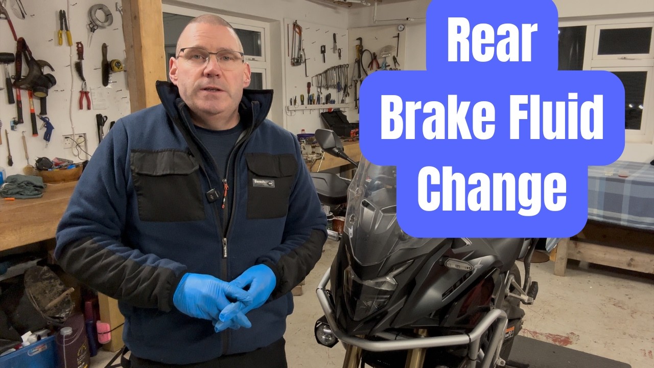 Rear Brake Fluid Change On Honda CB 500X | Motorcycle Ways