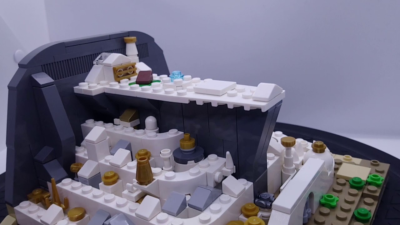 Micro-scale Minas Tirith : Lego LOTR Moc