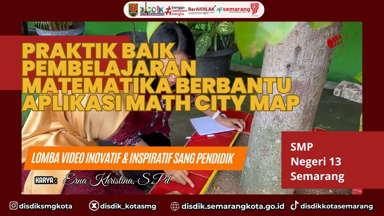 Praktik Baik Pembelajaran Matematika Berbantu Aplikasi Math City Map