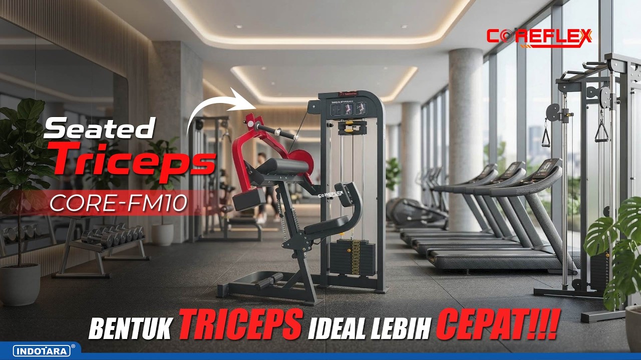 BIKIN LATIHAN TRICEPS LEBIH MAKSIMAL! COREFLEX CORE-FM10, COCOK BUAT GYM KAMU!