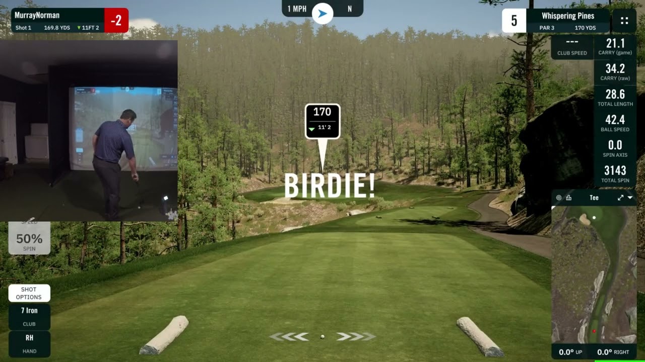 Q SCHOOL ROUND 1 - GS PRO SGT TOUR (Simulator Golf Series) - Whispering Pines