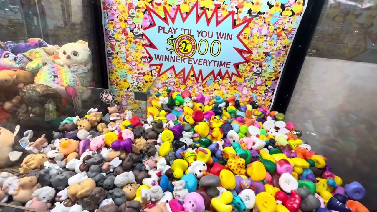 THE RUBBER DUCK CLAW MACHINES!!!