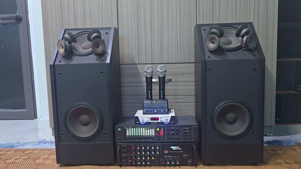 JARGUAR PA-203III+ADC SS-325X + YEUM 939W+BOSE 601-III