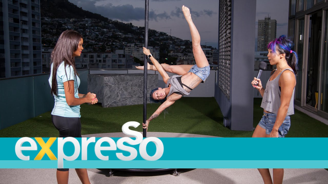 Pole dancing fitness with Kathy Lee from Pole Projects