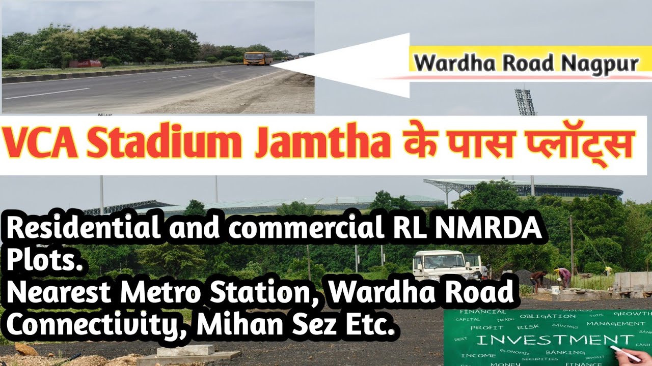Wardha Road Properties Nagpur|Premium Residential and commercial Plots in Jamtha Near VCA Stadium|