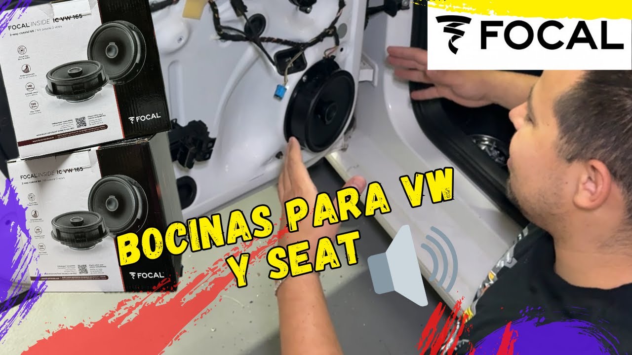 Bocinas FOCAL para VW y Seat plug and play (MANUEL GM)