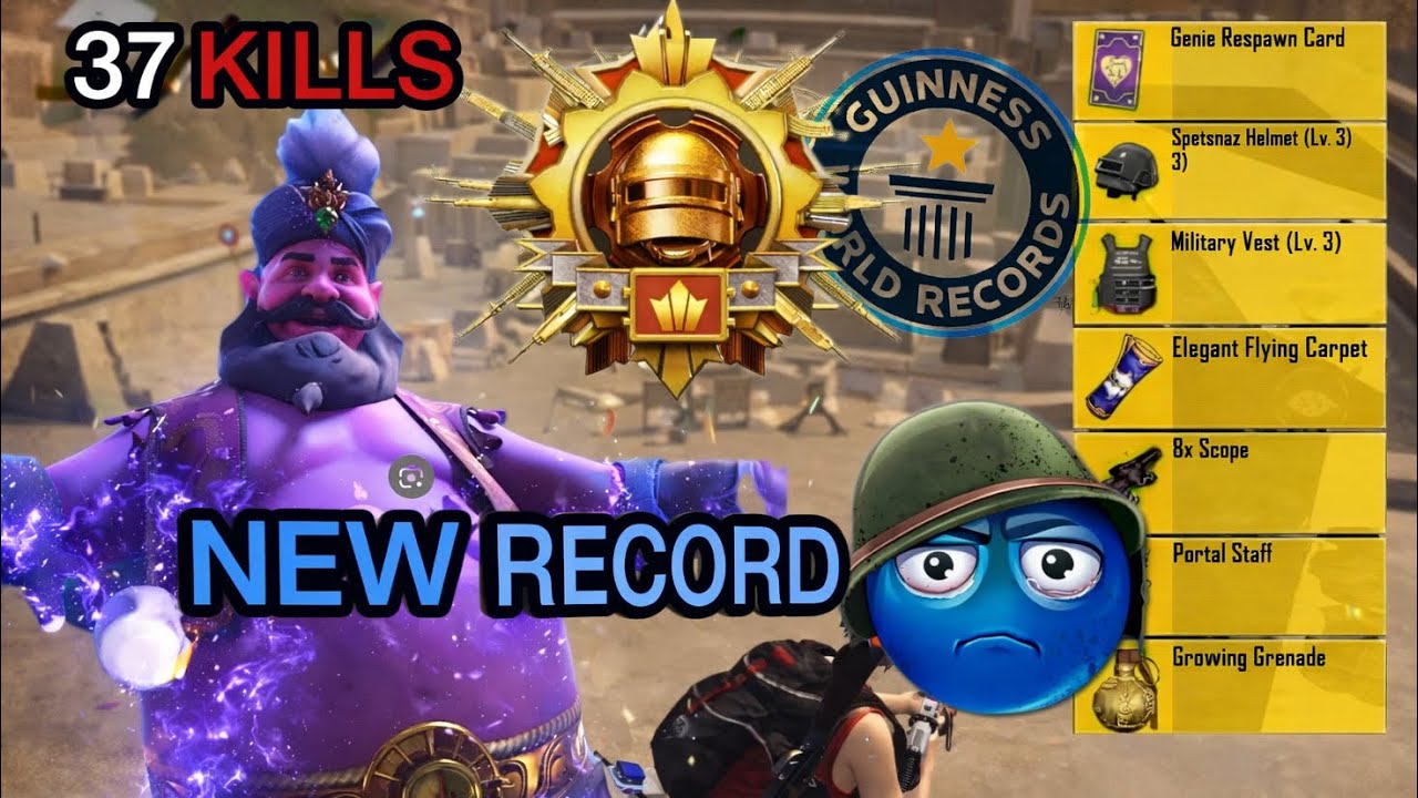 New Kill Record in Aladdin Event | PUBGMobile #pubgmobile #bgmi #mobilegame #gaming #gameplay