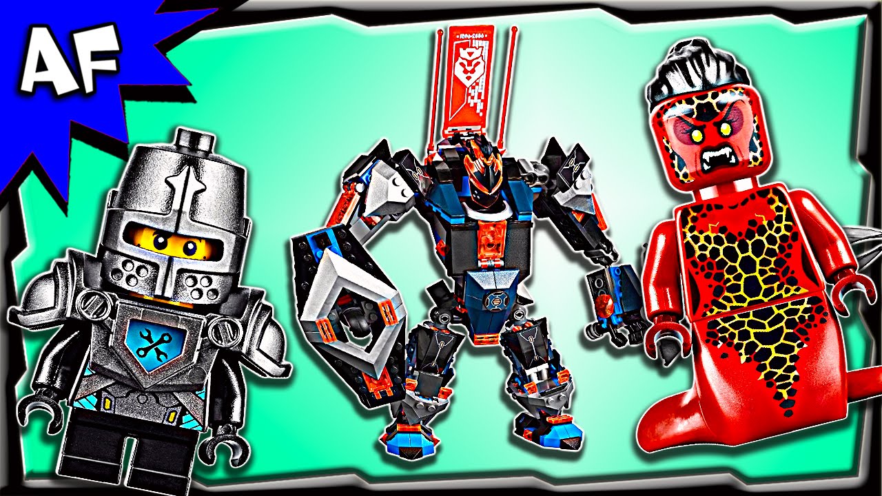 Lego Nexo Knights BLACK KNIGHT MECH 70326 Stop Motion Build Review