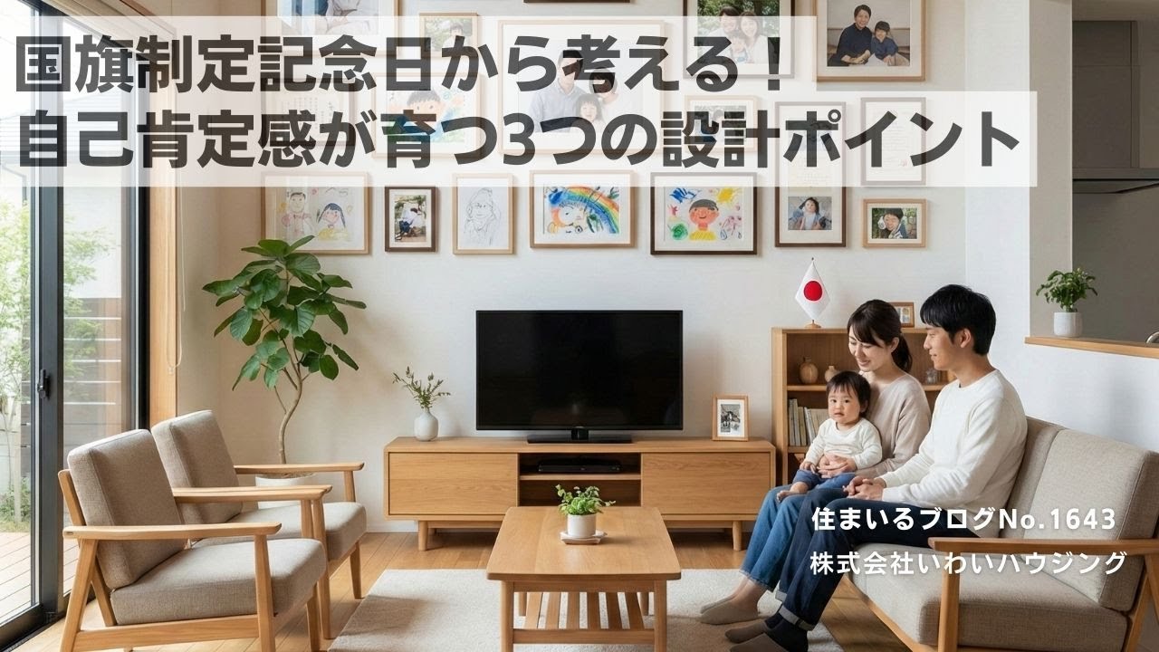 20260127 家族の旗を立てよう！自己肯定感が育つ3つの設計ポイント| 愛知県一宮市 いわいハウジング一級建築士事務所
