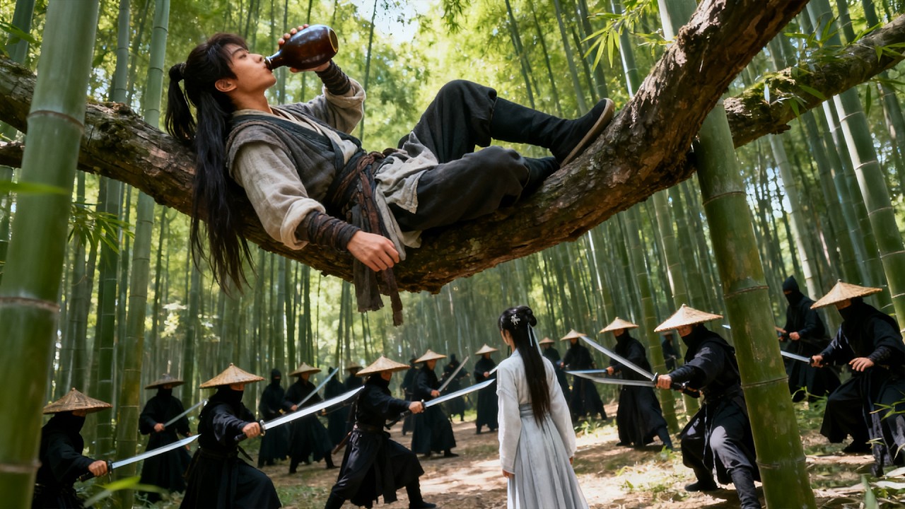 不起眼的小子竟是功夫高手，一人擊敗10大高手，連最強劍聖也被秒殺！ #功夫 #kungfu