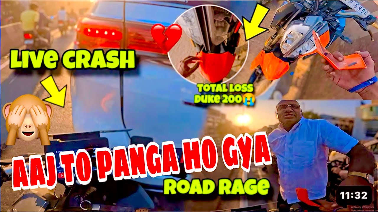 Chaccha Ki Wheelie Hui Over 😬 | Bike Crash Caught On Camera 