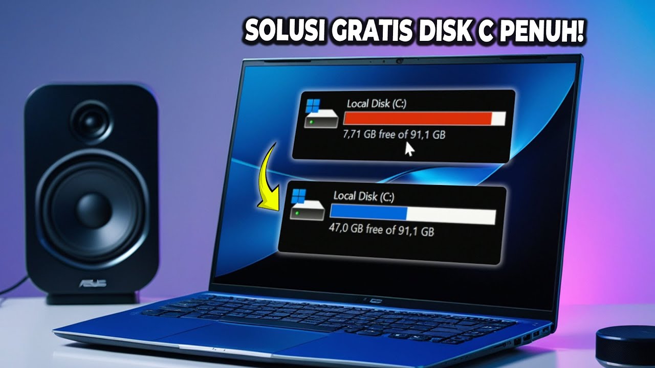 GAK PERLU UPGRADE SSD BARU! Cara Mengatasi Local Disk C Penuh Di Windows 11 GRATIS!