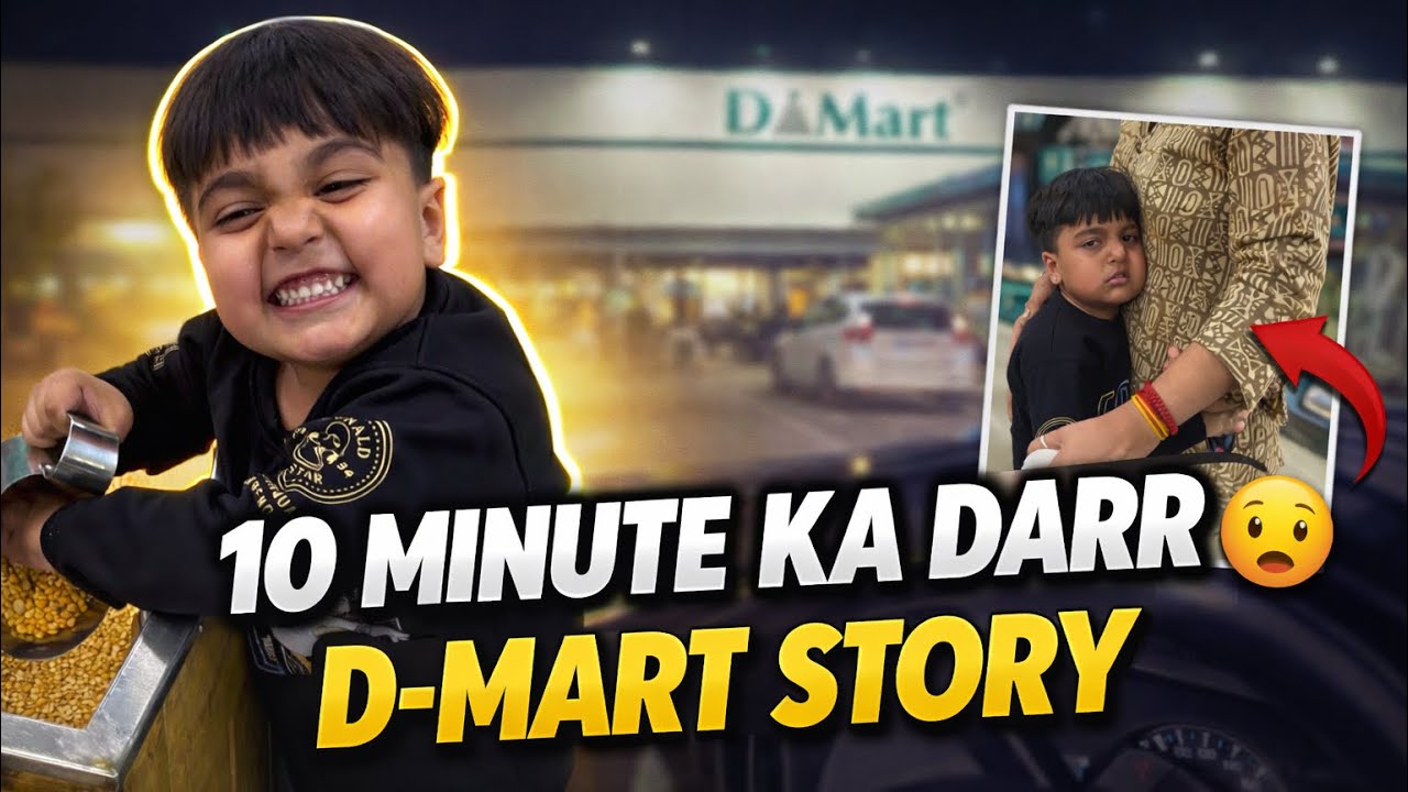 Pranay D-Mart Mein Gum Gaya 😂 Full Family Funny Vlog