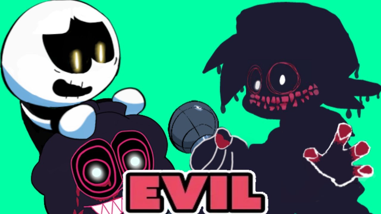 FRIDAY NIGHT FUNKIN' mod EVIL BF vs Corrupt SKID n PUMP DAY 1 HD