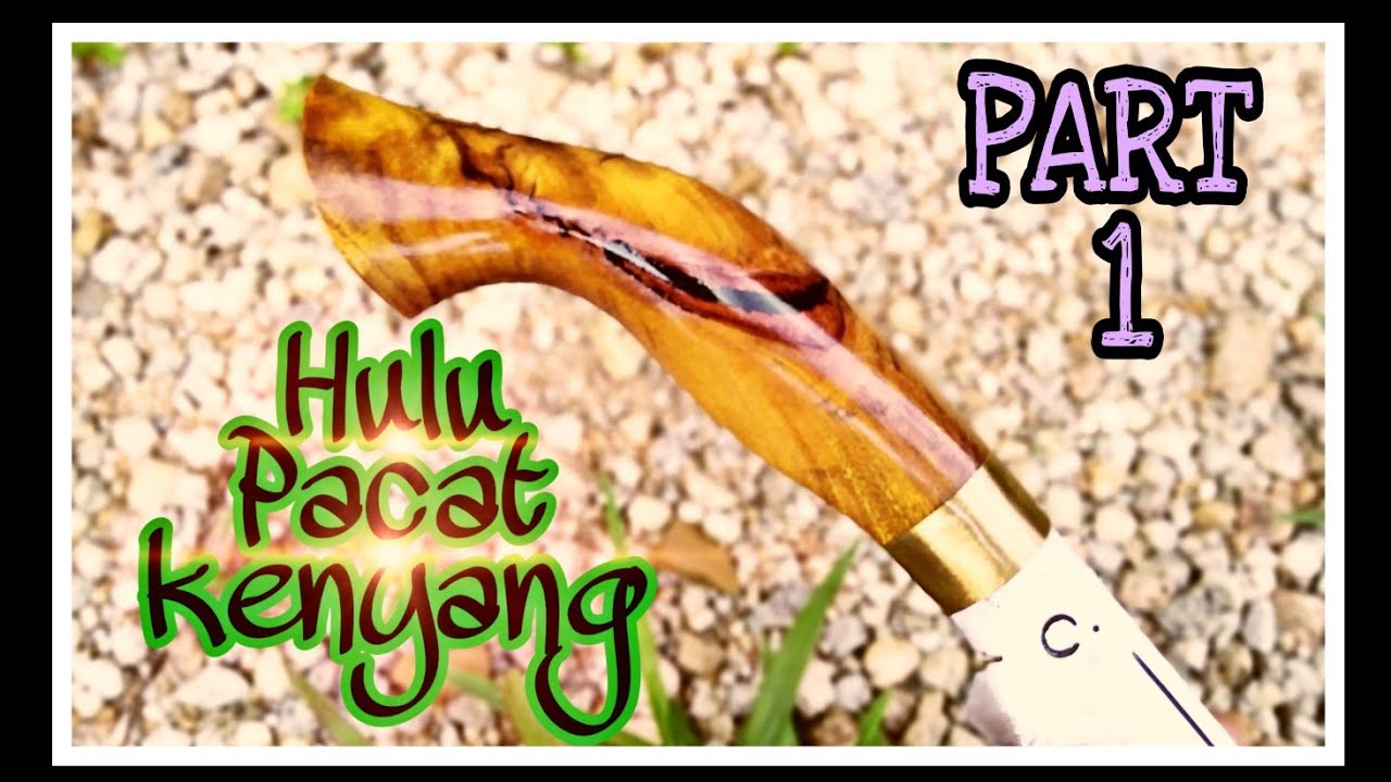 Cara buat hulu parang bermotifkan pacat kenyang PART 1