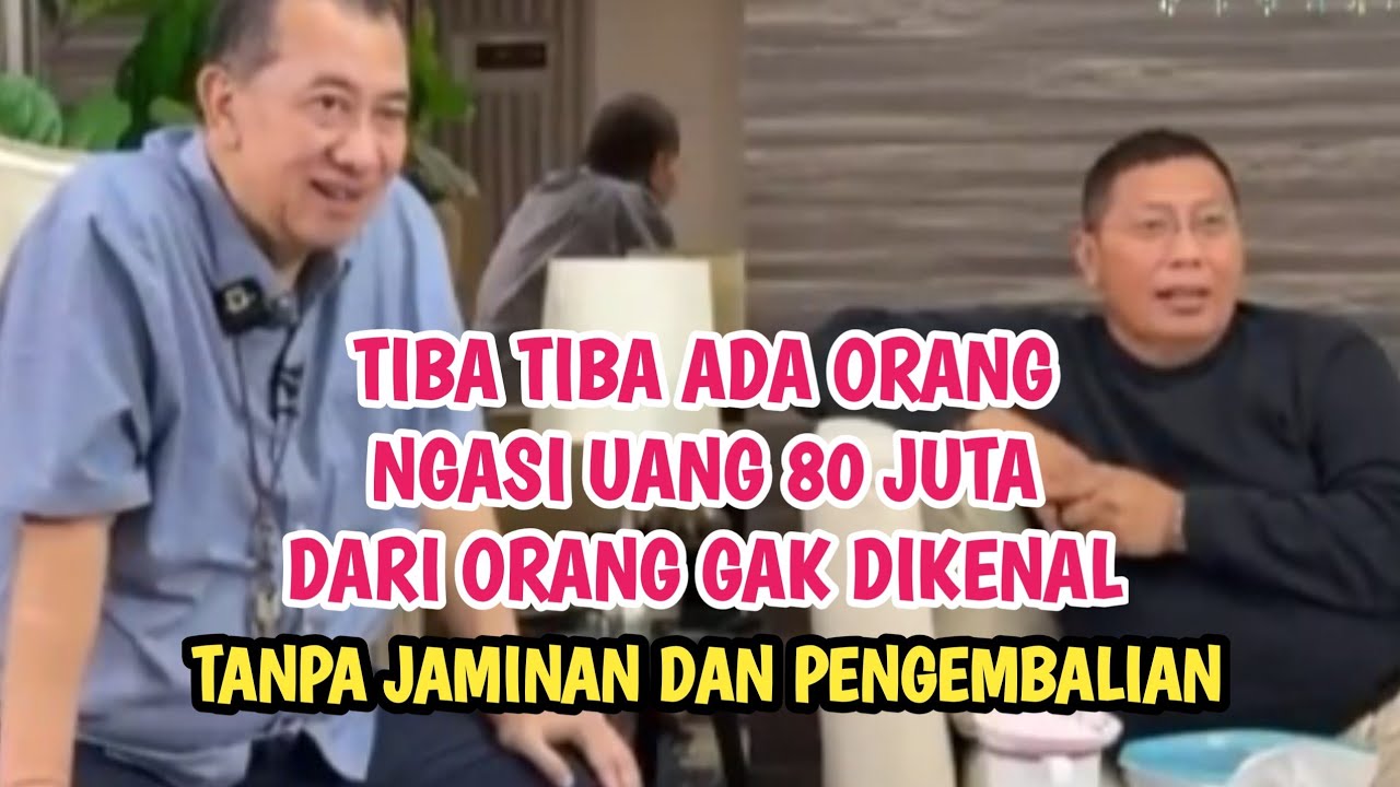 TIBA TIBA ADA ORANG YANG NGASI UANG 80 JUTA DARI ORANG GAK DIKENAL #rday 