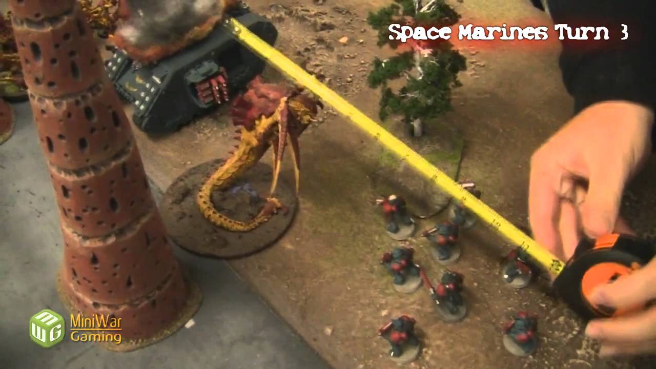 Beat Matt Batrep 3:  Tyranids vs Space Marines Part 2