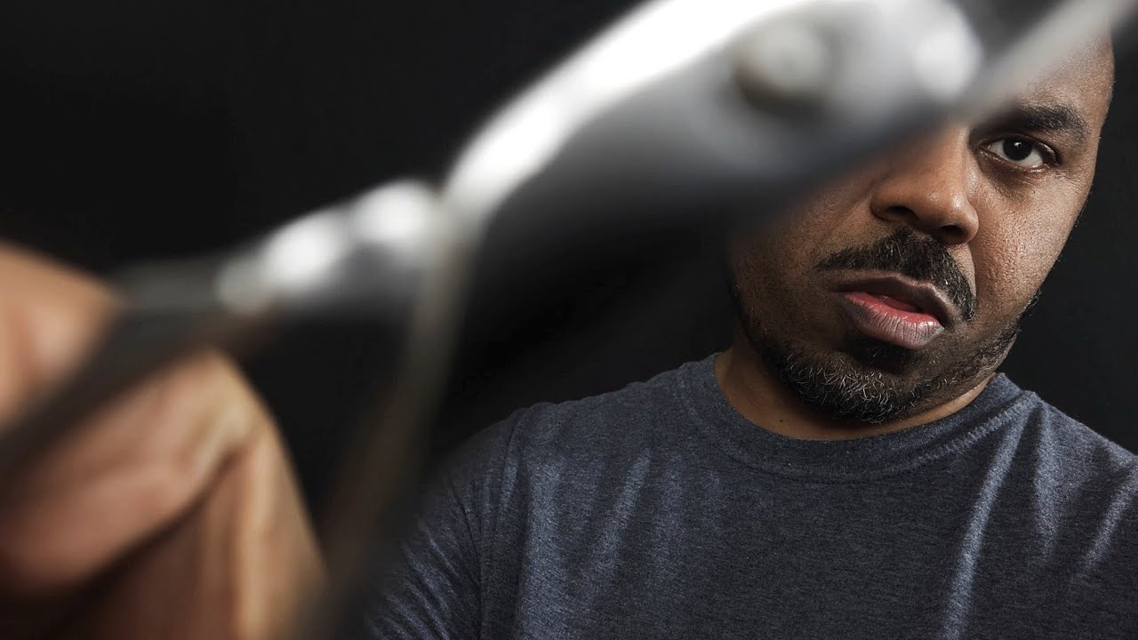 Barber Jones Gives You A QUICK Haircut - Comb & Scissors - Barbershop ASMR