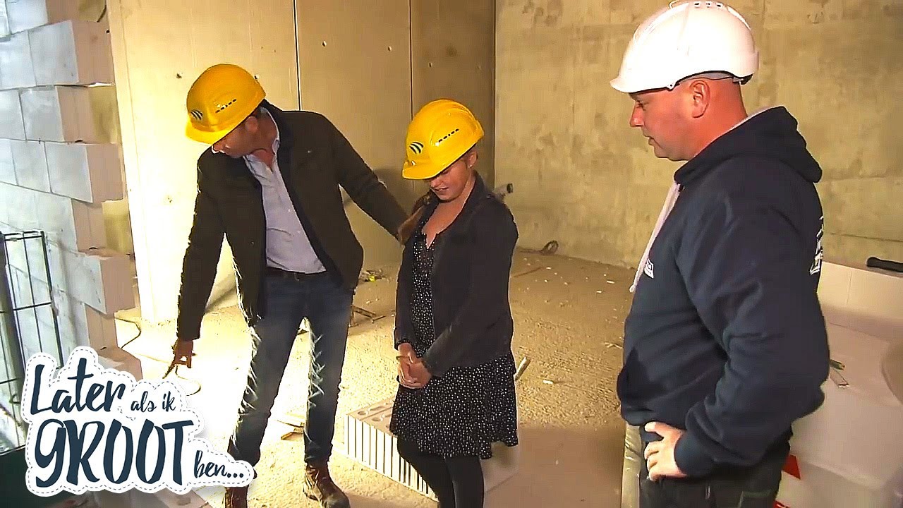 SLOPEN: DAT KAN ROOS WEL. ZE GAAT EEN DAG MEE WERKEN IN DE BOUW | Later als ik groot ben (RTL4)