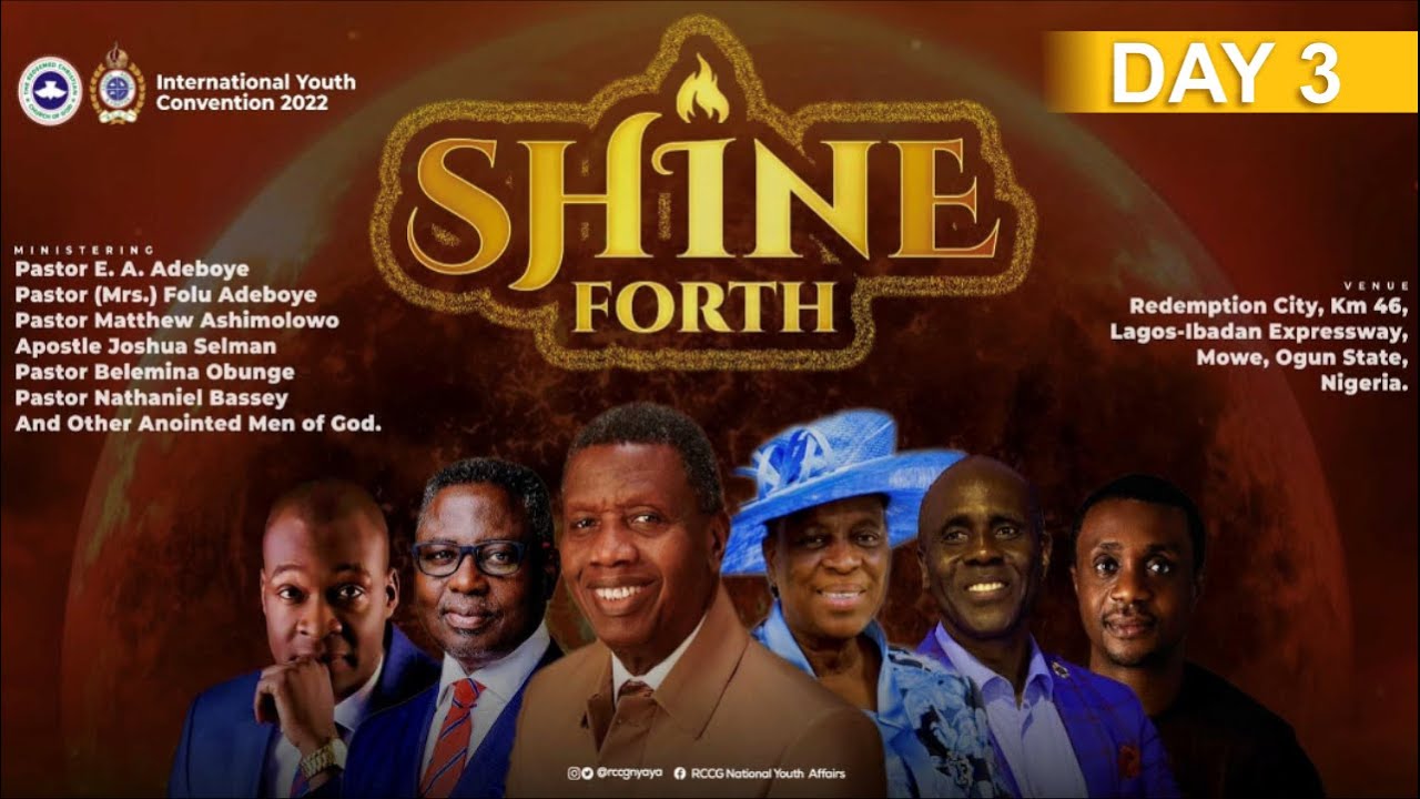 RCCG YOUTH CONVENTION 2022 - DAY 3_ MORNING