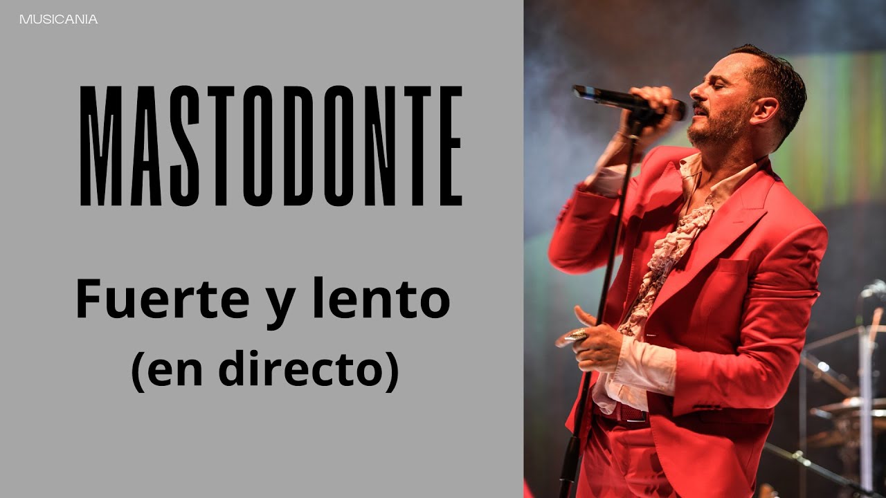 Mastodonte (Asier Etxeandia) - Fuerte y lento - 4 K, concierto gira Belleza y Perdón en Barakaldo