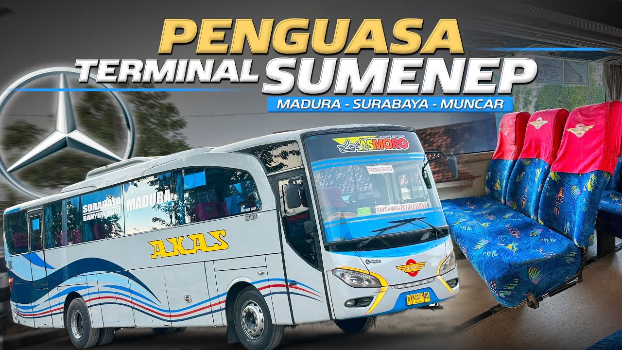 PERTAMA KALI NAIK BUS AKAS DARI MADURA😍‼️Trip Madura - Surabaya with AKAS