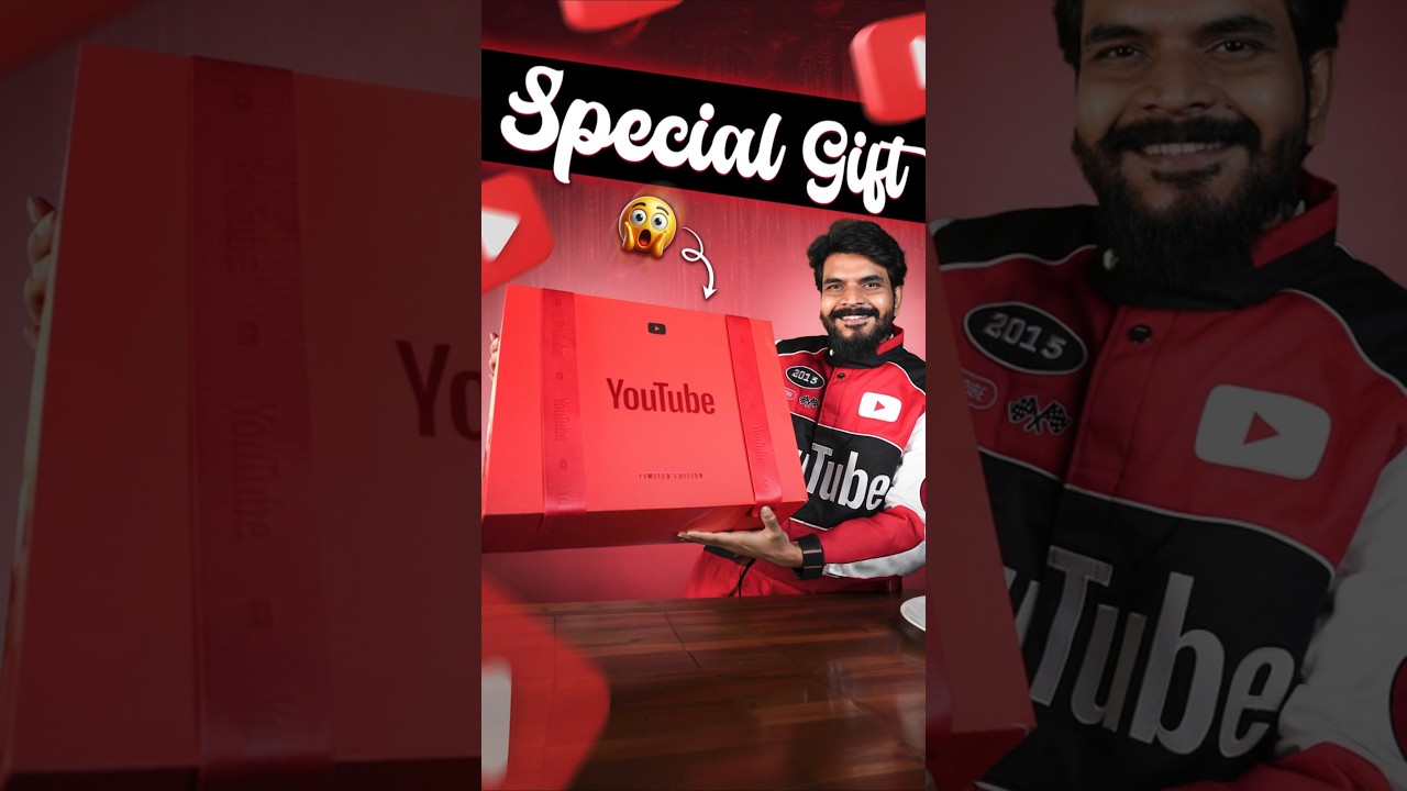 YouTube Sent Us a Surprise Gift 🎁🔥#YouTubeGift #YouTubeSurprise #viral  #YouTubeIndia #GiftUnboxing