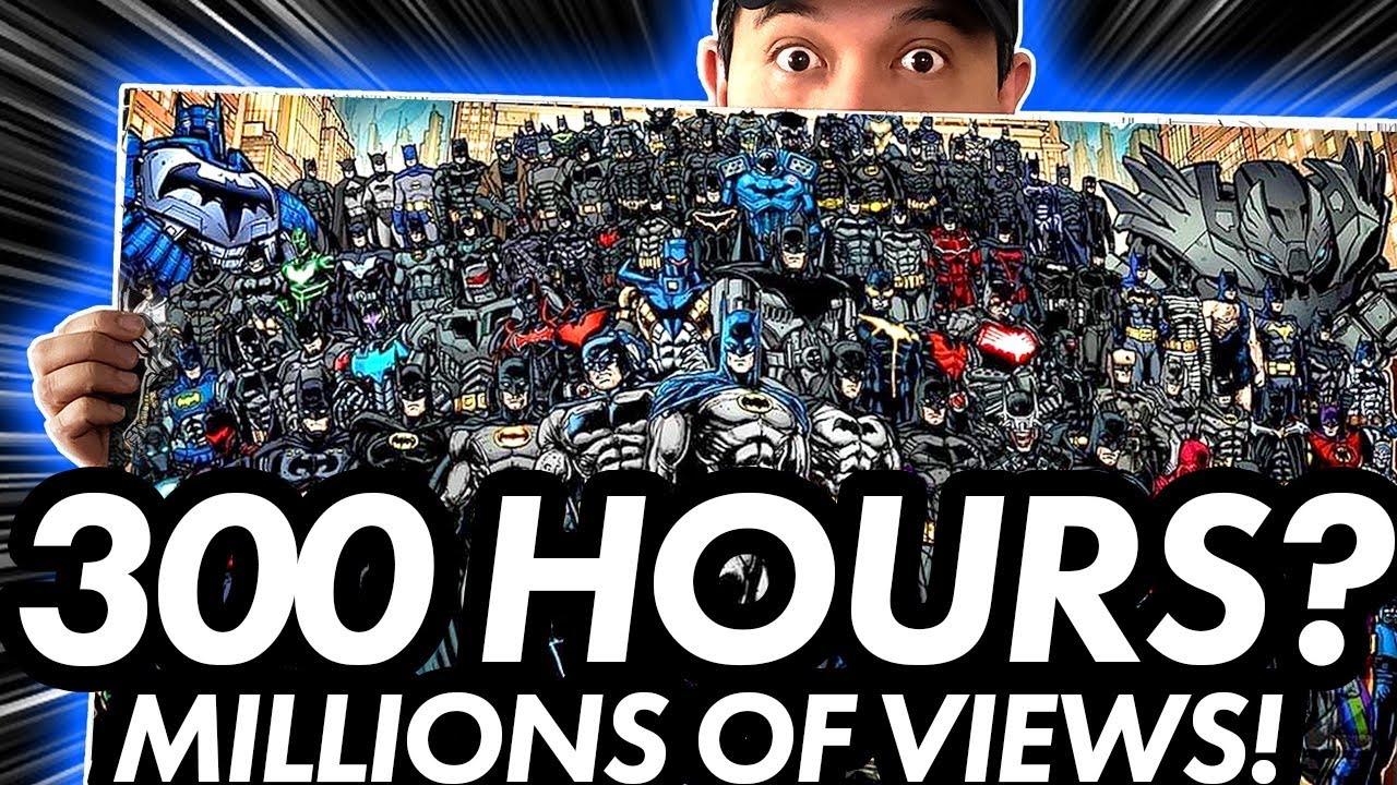 The GREATEST BATMAN Drawings EVER  |  300 HOURS OF WORK!